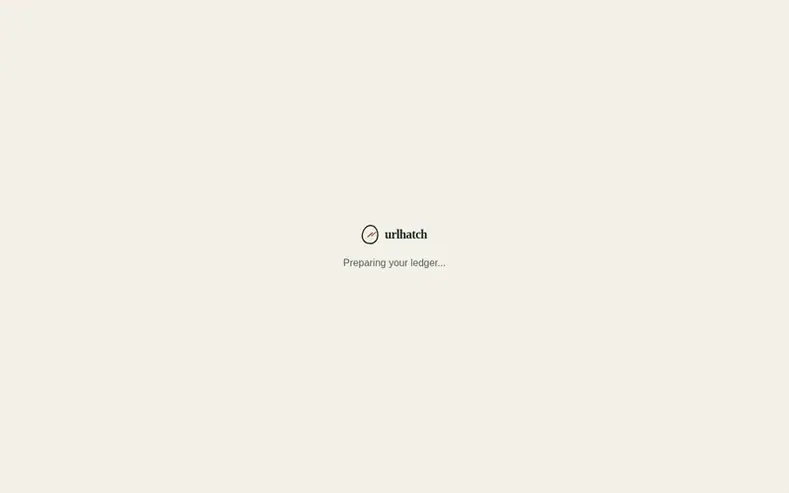 Screenshot of the UrlHatch homepage